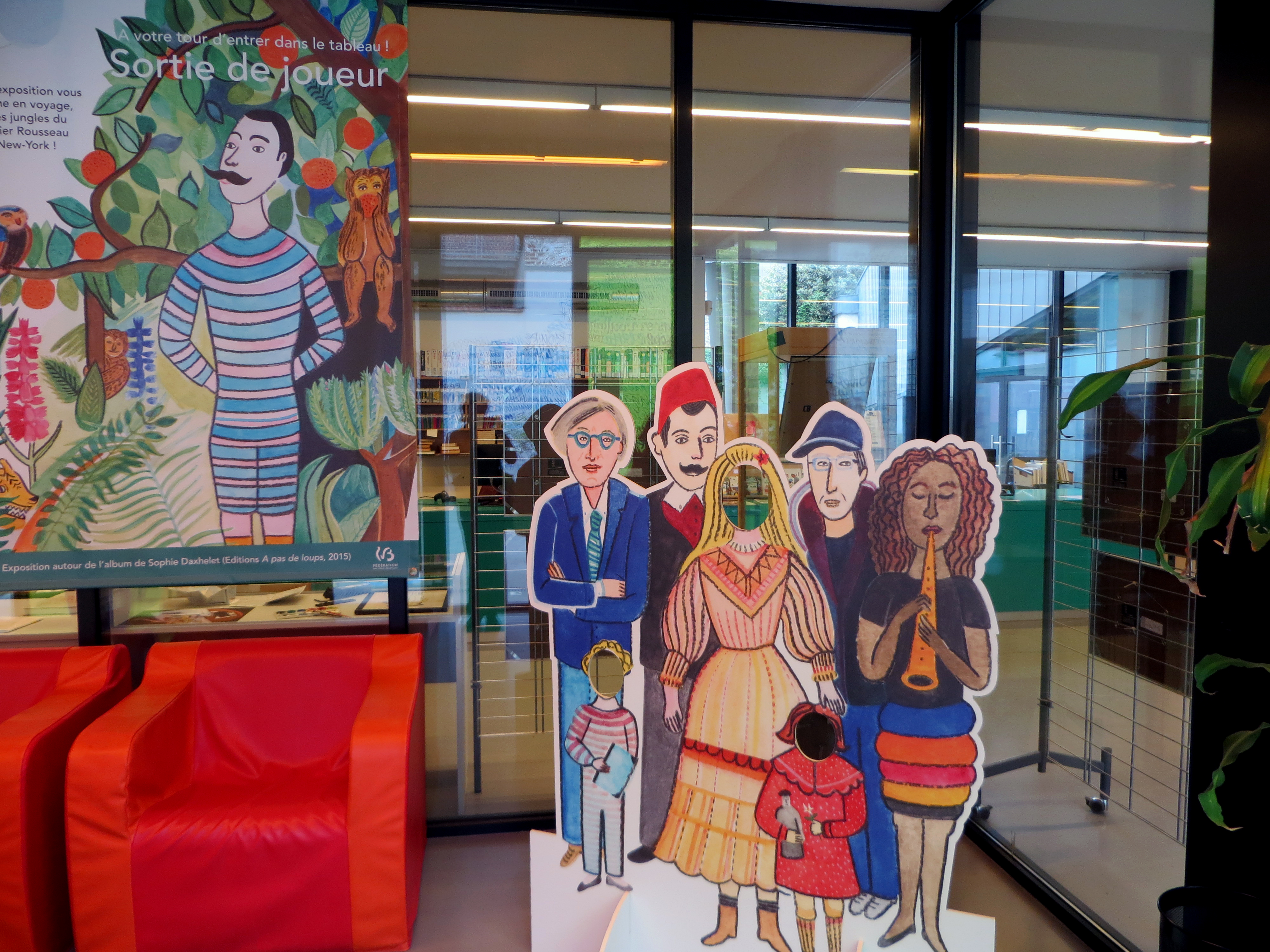 Sortie de joueur à la biblio d&rsquo;Ixelles