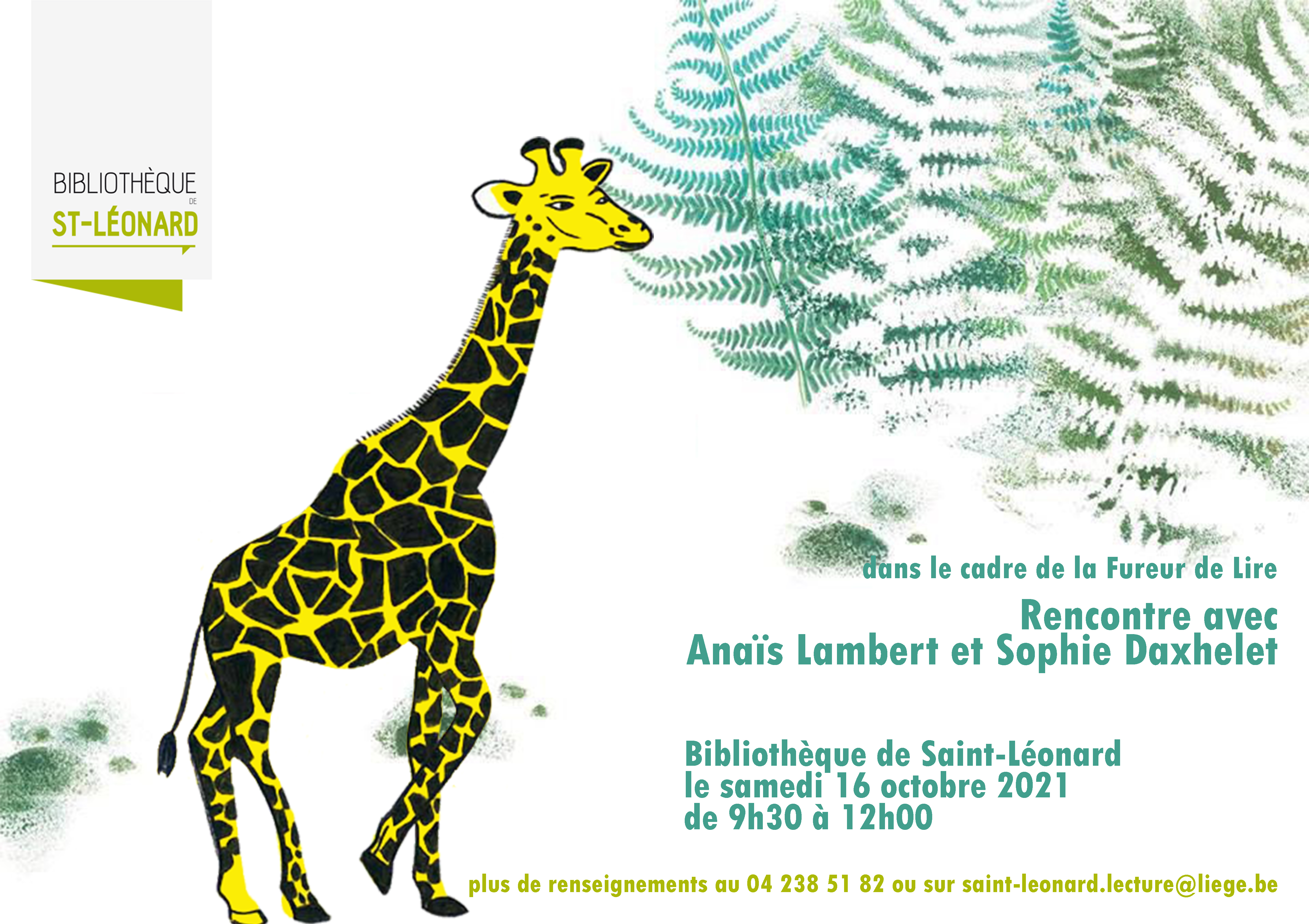 La Fureur de lire à la bibliothèque de Saint-Léonard à Liège